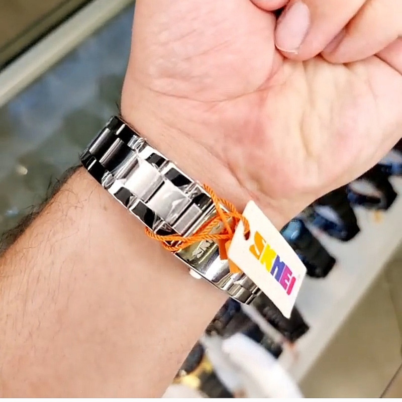 ساعت مچی عقربه‌ای مردانه اسکمی مدل سه موتوره کرنوگراف کد sk 9-1