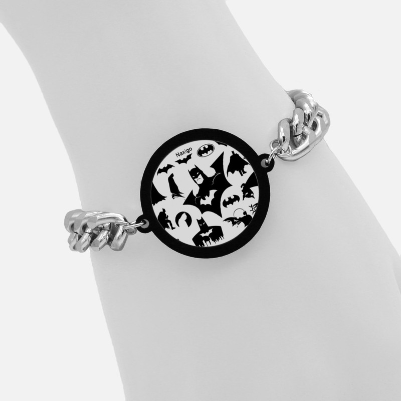 دستبند ناکسیگو مدل بتمن کد BZ7729 دستبند ناکسیگو مدل بتمن کد BZ7729