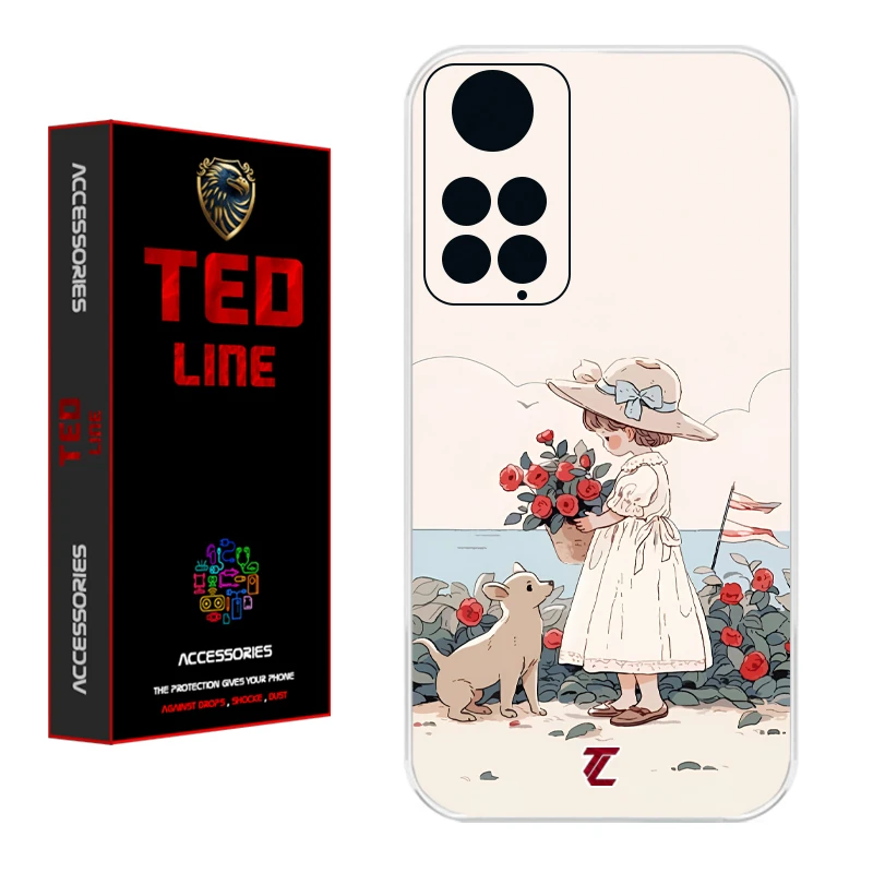 کاور تدلاین طرح دختر کد 1208 مناسب برای گوشی موبایل شیائومی Redmi Note 11 4G / Note 11S
