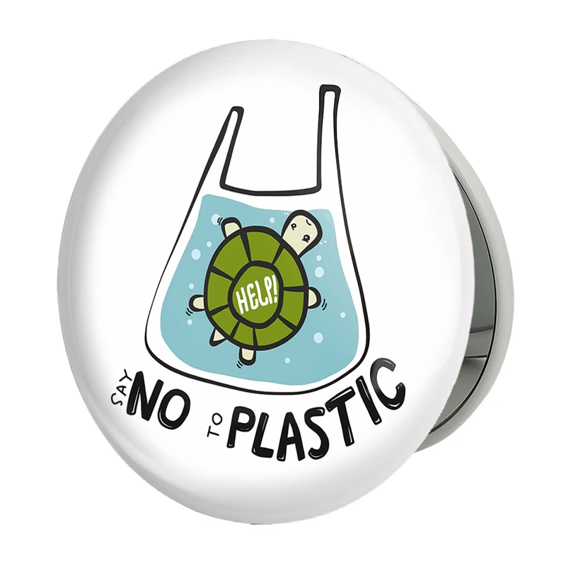 آینه جیبی خندالو طرح حمایت از محیط زیست مدل تاشو کد 25932 