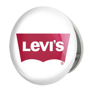 آینه جیبی خندالو طرح لیوایز Levis مدل تاشو کد 6215 