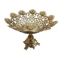 میوه خوری برنزی&nbsp;مدل گل رز کد A109