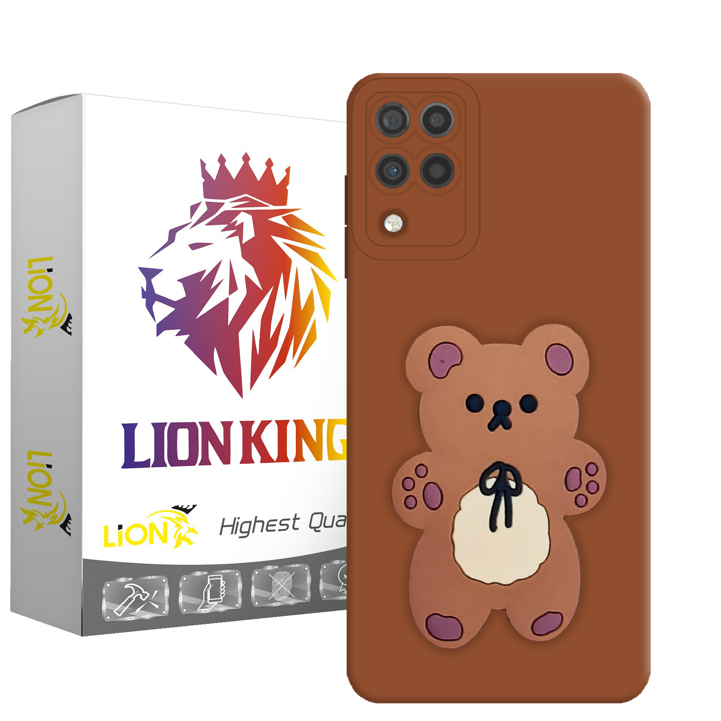نقد و بررسی کاور لاین کینگ مدل خرس3D مناسب برای گوشی موبایل سامسونگ Galaxy A12 توسط خریداران