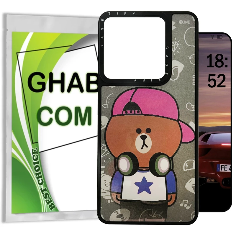 کاور قاب کام مدل 3DCOV طرح سه بعدی مناسب برای گوشی موبایل شیائومی Poco X6