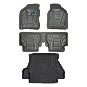 کفپوش سه بعدی خودرو پانیذ مدل MHLB مناسب برای ساینا به همراه کفپوش صندوق