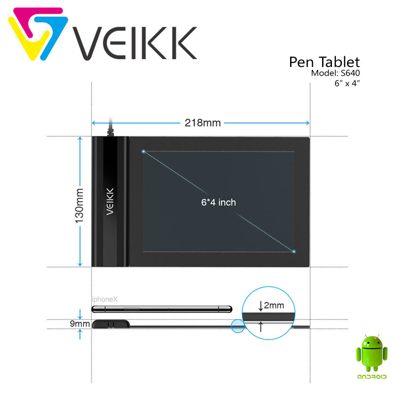 تبلت گرافیکی ویک مدل S640