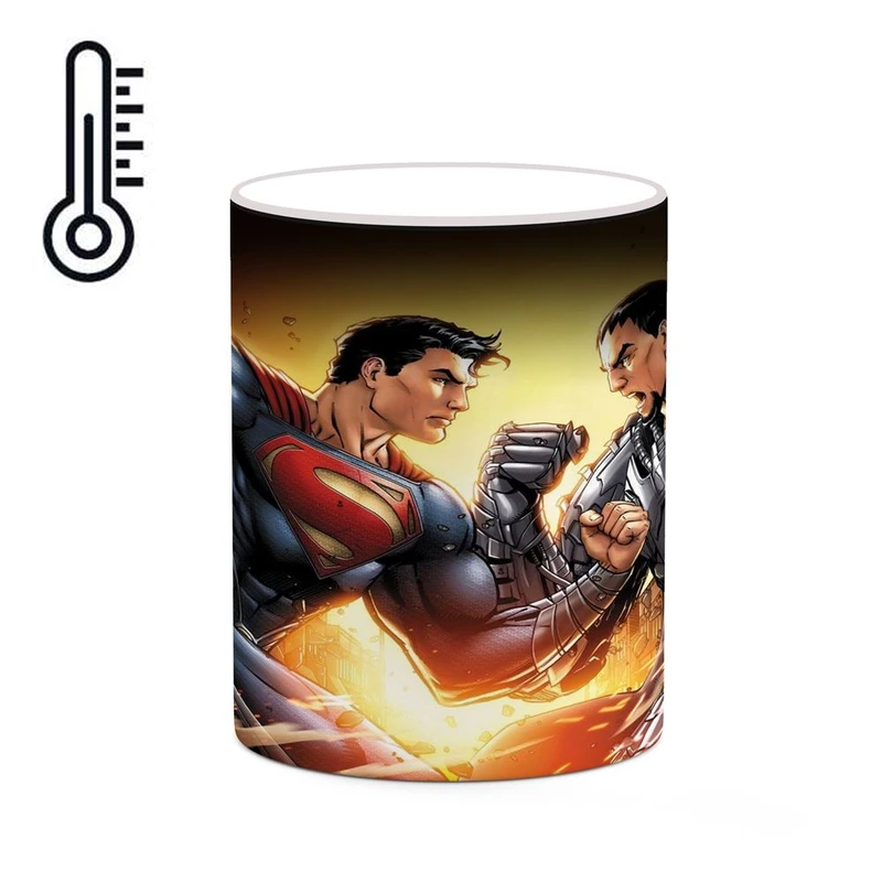 ماگ حرارتی کاکتی مدل سوپرمن Superman کد mgh39986