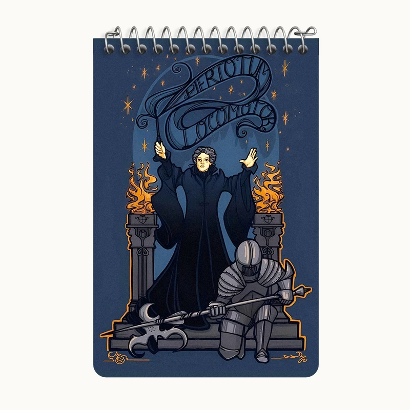 دفتر یادداشت 50 برگ خندالو طرح هری پاتر (Harry Potter) کد F8645