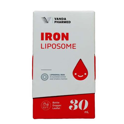 قطره آهن لیپوزومال وندا فارمد - 30 میلی لیتر