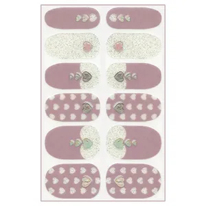 استیکر طراحی ناخن مدل ژله ای کد L31