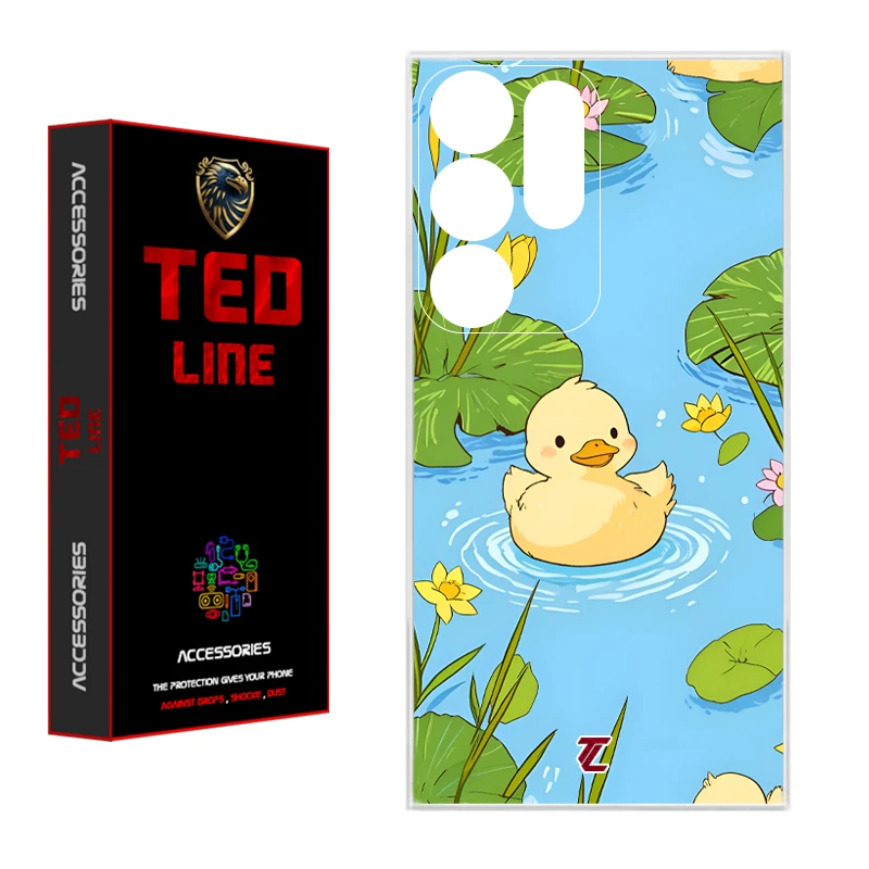 کاور تدلاین طرح اردک کد 1183 مناسب برای گوشی موبایل سامسونگ Galaxy S25 Ultra