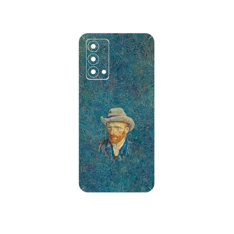 برچسب پوششی ماهوت مدل Self portrait with a gray felt hat مناسب برای گوشی موبایل ریلمی GT Master