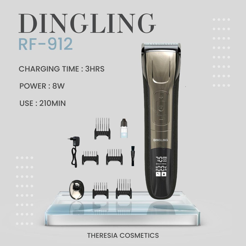 ماشین اصلاح موی سر و صورت دینگ لینگ مدل RF-912 ماشین اصلاح موی سر و صورت دینگ لینگ مدل RF-912