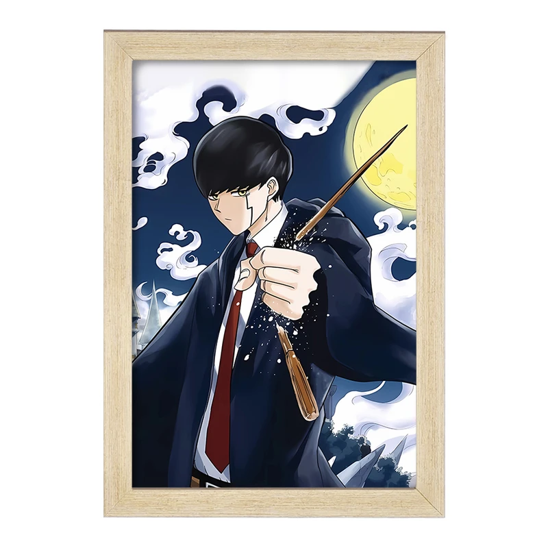 تابلو خندالو مدل انیمه ماشیل جادو و ماهیچه کد 27555