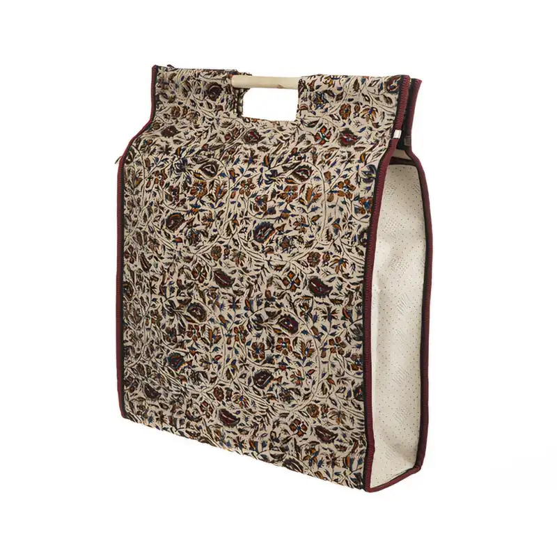 ساک خرید قلمکار طرح بته بادامی