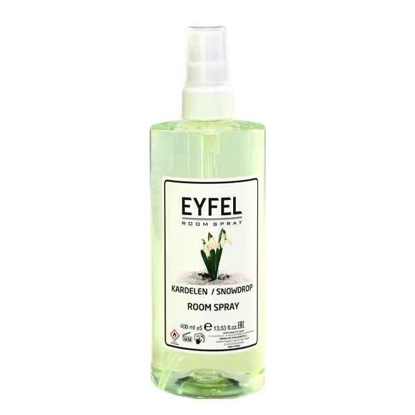 اسپری خوشبو کننده و تصفیه کننده هوا ایفل مدل Snowdropرایحه گل یخ حجم 400 میلی لیتر