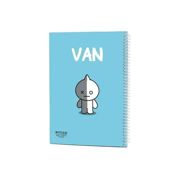 دفتر مشق پیتیکو 40 برگ مدل وان
