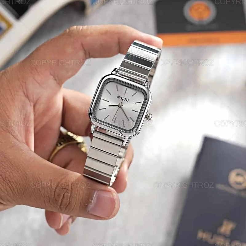 ساعت مچی عقربه ای زنانه نایدو مدل فول متال کد1 -  - 3