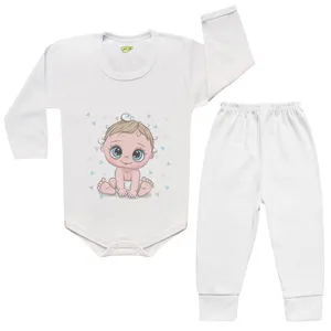 ست بادی و شلوار نوزادی کارانس مدل BST-3028