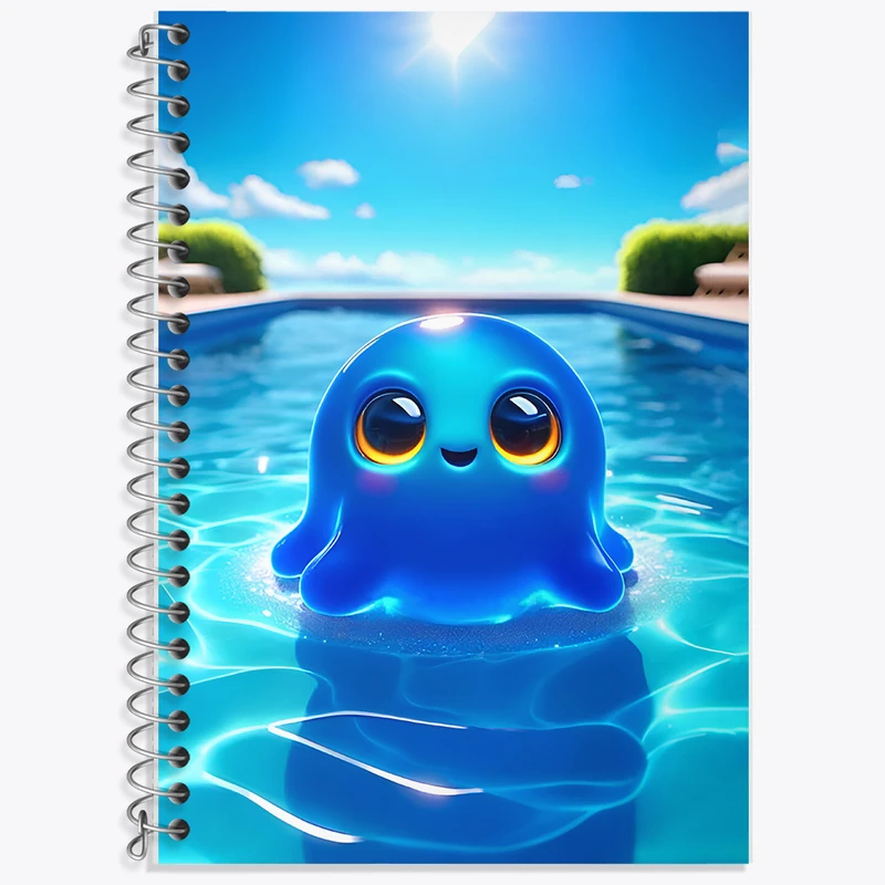 دفتر نت موسیقی 50 برگ خندالو طرح قطره ی آب کیوت کد F7540