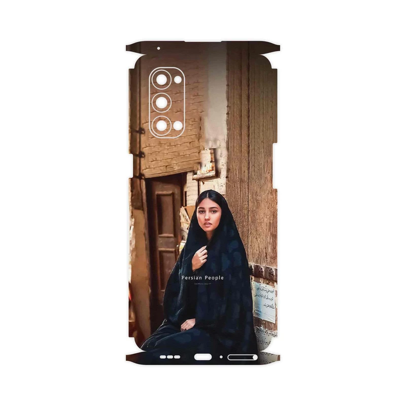 برچسب پوششی ماهوت مدل Portrait of an Iranian Woman-FullSkin مناسب برای گوشی موبایل اپو Reno4 Pro 5G