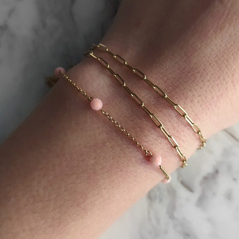 دستبند زنانه مدل رز کوارتز کد 6777