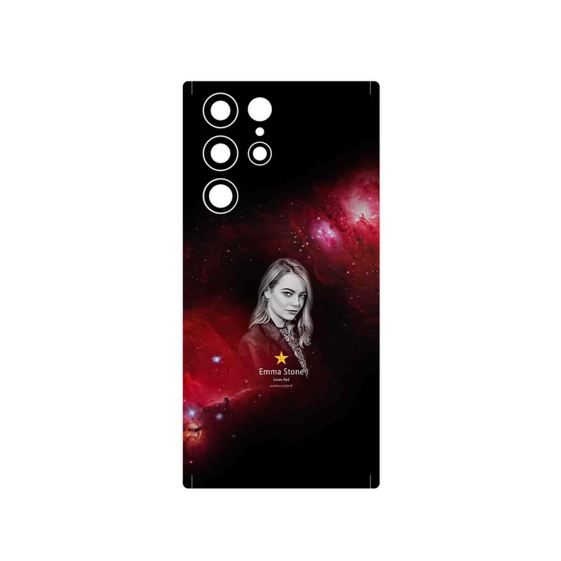 برچسب پوششی ماهوت مدل Emma Stone مناسب برای گوشی موبایل سامسونگ Galaxy S22 Ultra 5G