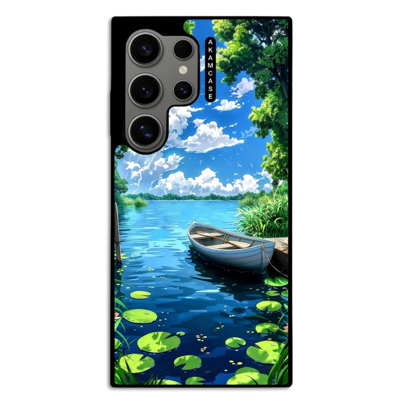 کاور آکام مدل AMC-WSGS24U-NATURE-24 مناسب برای گوشی موبایل سامسونگ Galaxy S24 Ultra