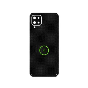 MAHOOT Minimal Power Button Cover Sticker for Samsung Galaxy A12 Nacho