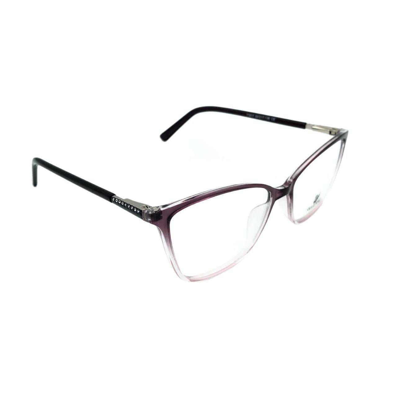 فریم عینک طبی زنانه سواروسکی مدل T1017 -  - 2