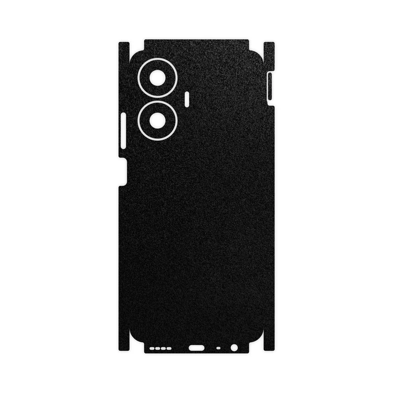 برچسب پوششی ماهوت مدل Black-Suede-FullSkin مناسب برای گوشی موبایل ریلمی C55