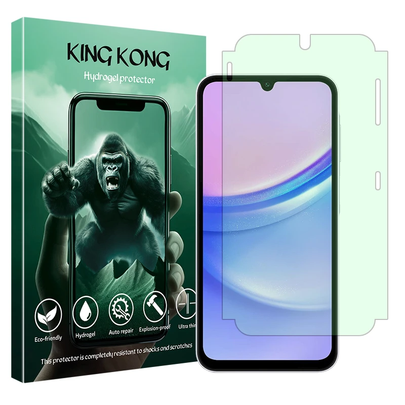 محافظ صفحه نمایش کینگ کنگ مدل آنتی گرین مناسب برای گوشی موبایل سامسونگ Galaxy A15