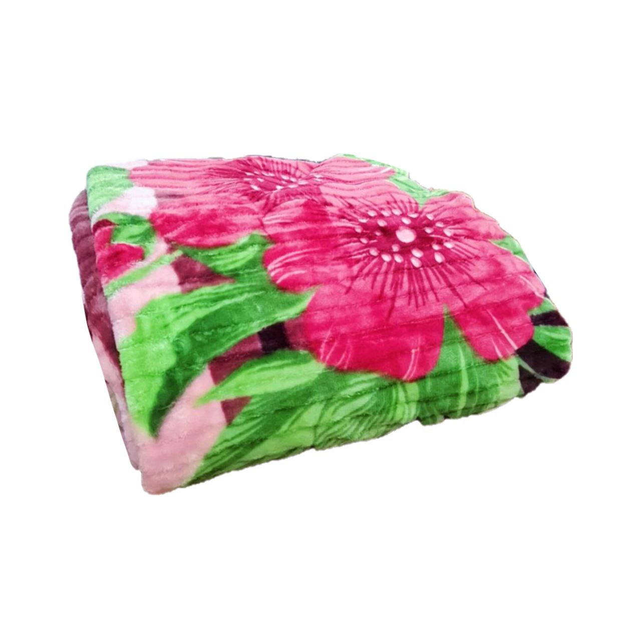پتو دو نفره نرمینه بافت مدل نسیم سایز 230x200 سانتی‌متر