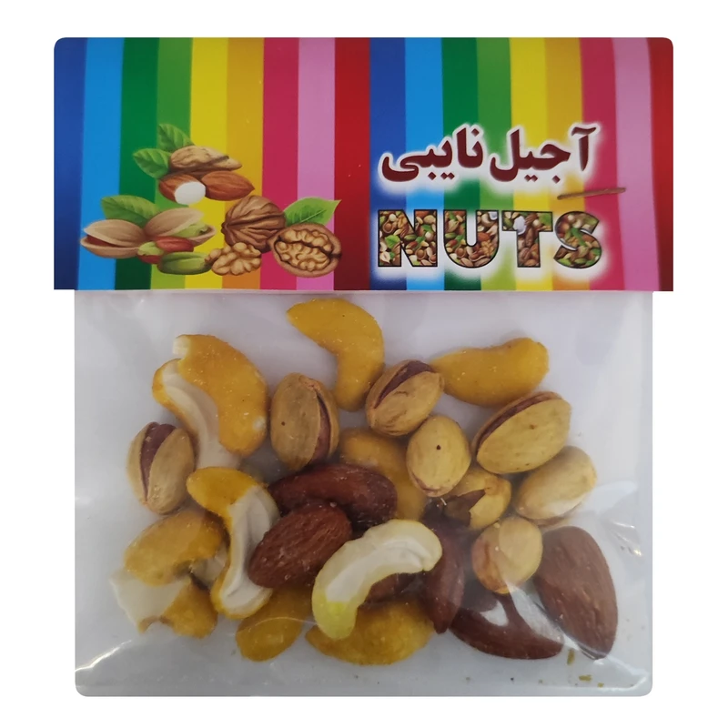 آجیل مخلوط 3 مغز شور نایبی - 30 گرم
