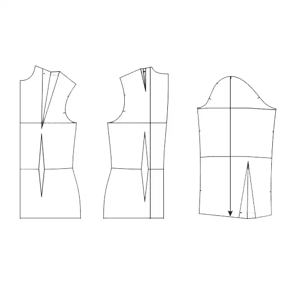 الگو خیاطی بالاتنه و آستین, شلوار و دامن زنانه متد مولر مدل 03 سایز 36 تا 52