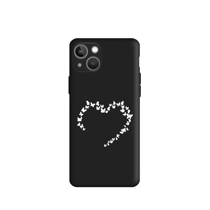 کاور قاب گارد طرح قلب پروانه ای کد s10304 مناسب برای گوشی موبایل اپل iphone 13 mini