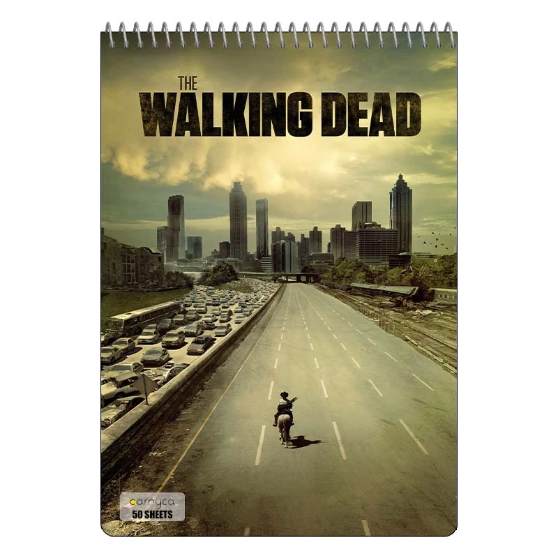 دفتر نقاشی 50 برگ سیمی کارنیکا طرح مردگان متحرک The Walking Dead کد 52593
