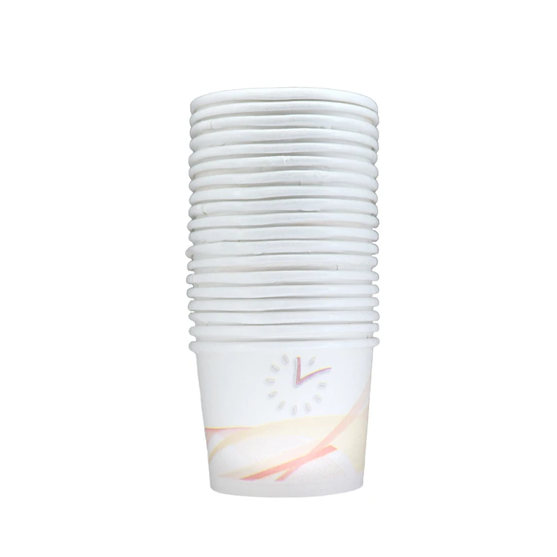 لیوان یکبار مصرف کاغذی مدل 120cc tea time بسته 50 عددی 