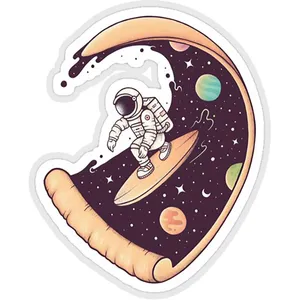 استیکر لپ تاپ طرح delicious ride کد ST481