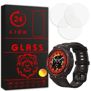 LION RB007 Screen Protector For Xiaomi Watch S3 Amazfit Active edge pack of 3
