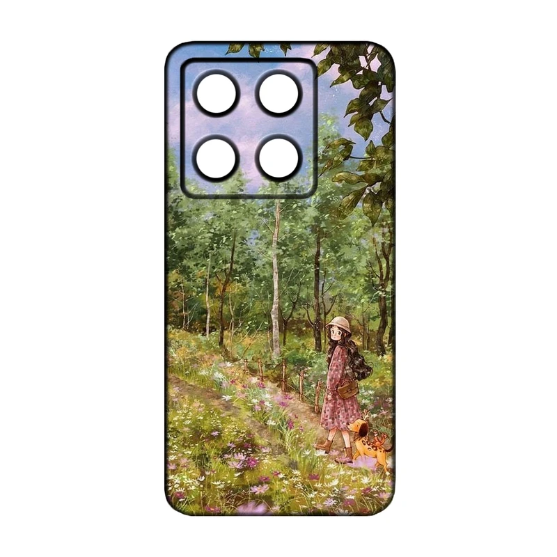 کاور طرح دخترانه کد 282 مناسب برای گوشی موبایل شیائومی 14T