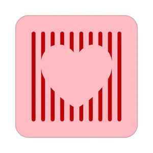 زیر لیوانی کاکتی طرح عاشقانه مدل mp40396