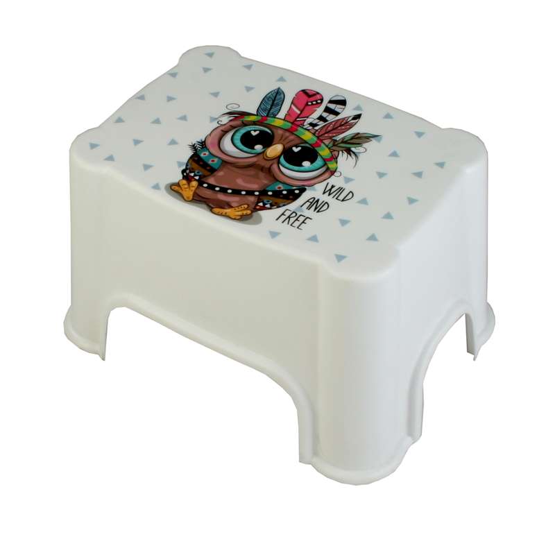 چهارپایه حمام مدل جغد سرخپوست پسر