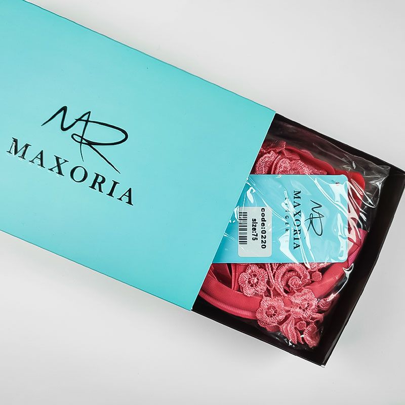 ست شورت و سوتین زنانه مکسوریا مدل انبرودی گلدانتل کد NKU MAX 02204 - - 3