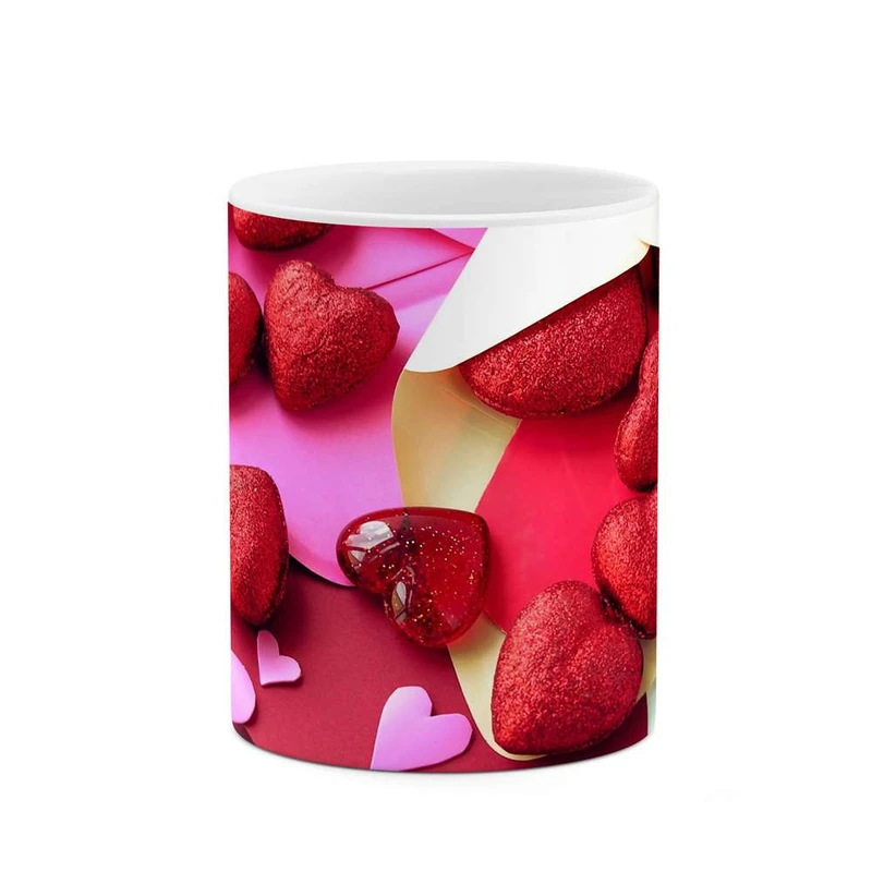 ماگ کاکتی مدل قلب و هدفون کد mgh11323