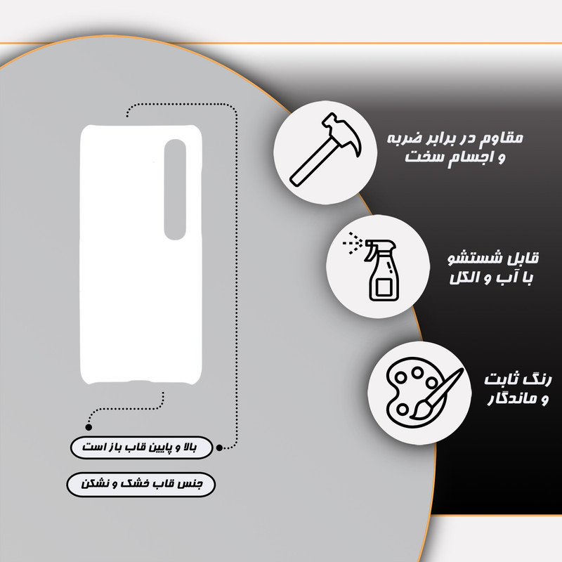 کاور گارد قاب مدل خرس مناسب برای گوشی موبایل شیائومی Mi10 \ Mi10 pro