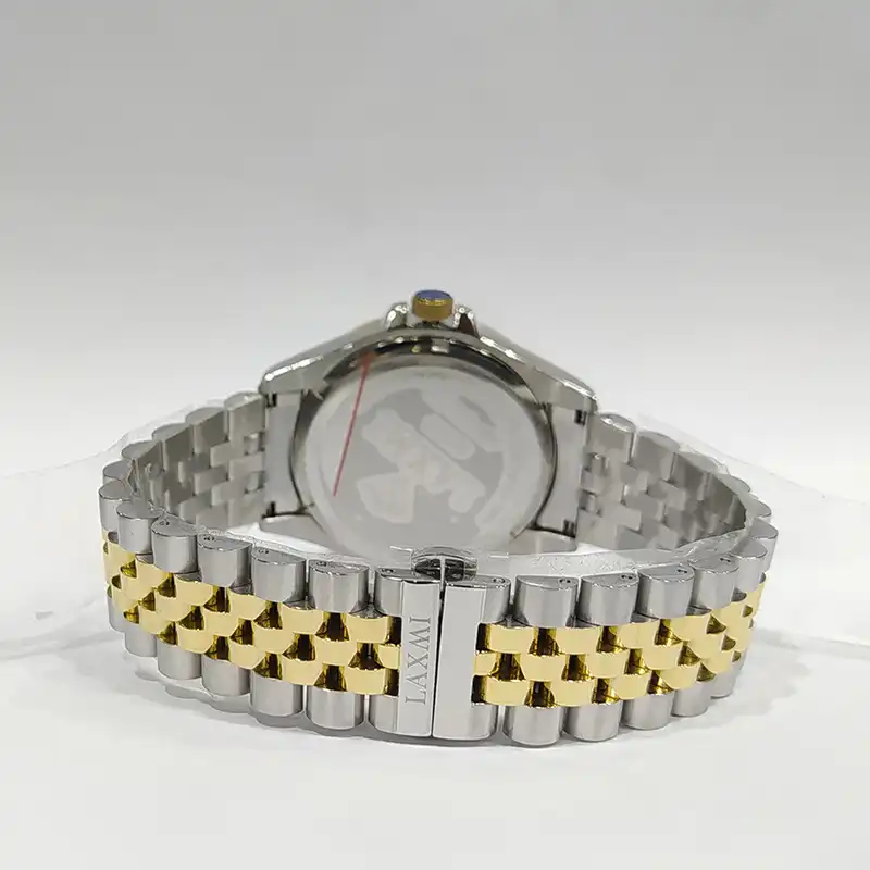 ست ساعت مچی عقربه ای  زنانه و مردانه لاکسمی مدل 3-8506L-8506G