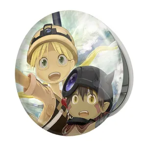 آینه جیبی خندالو طرح ریگ و ریکو انیمه ساخته شده در پرتگاه مدل تاشو کد 24351 