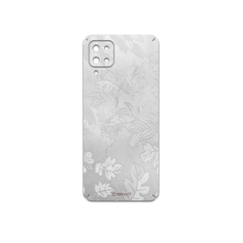 برچسب پوششی ماهوت مدل Silver-Wildflower مناسب برای گوشی موبایل سامسونگ Galaxy A12
