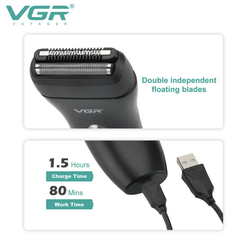 ماشین اصلاح موی صورت وی جی ار مدل V-351